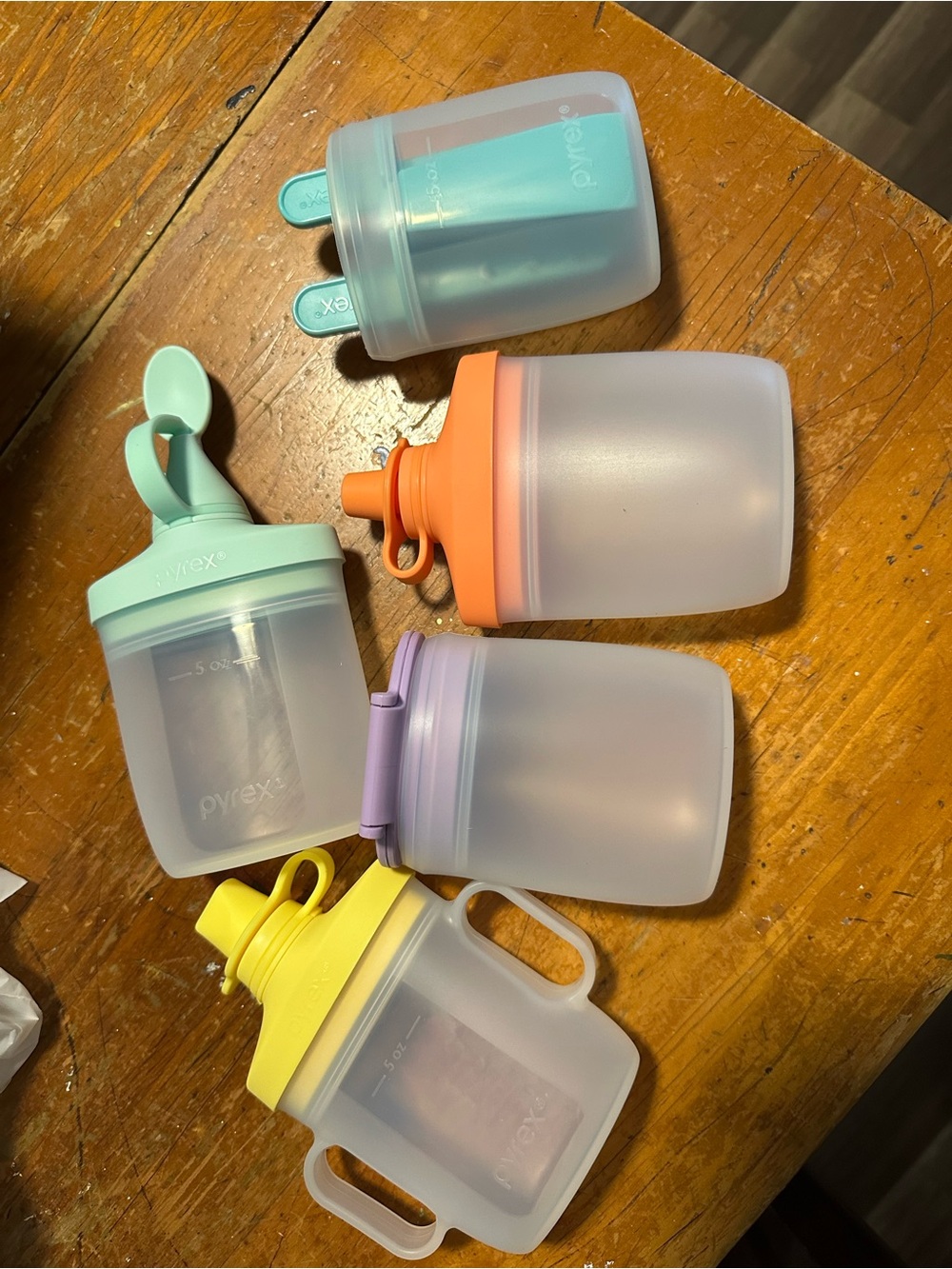 Pyrex Littles Silicone Baby Snack storage set